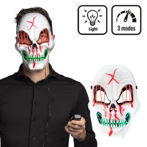 Masque Led Blood Skull