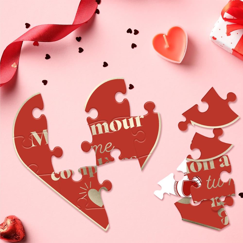 Puzzle coeur Mon Amour – Image 4