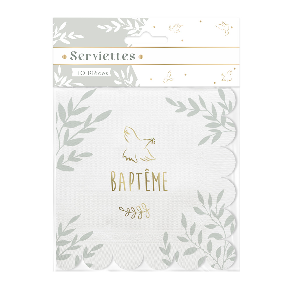 Serviettes Baptême – Image 3