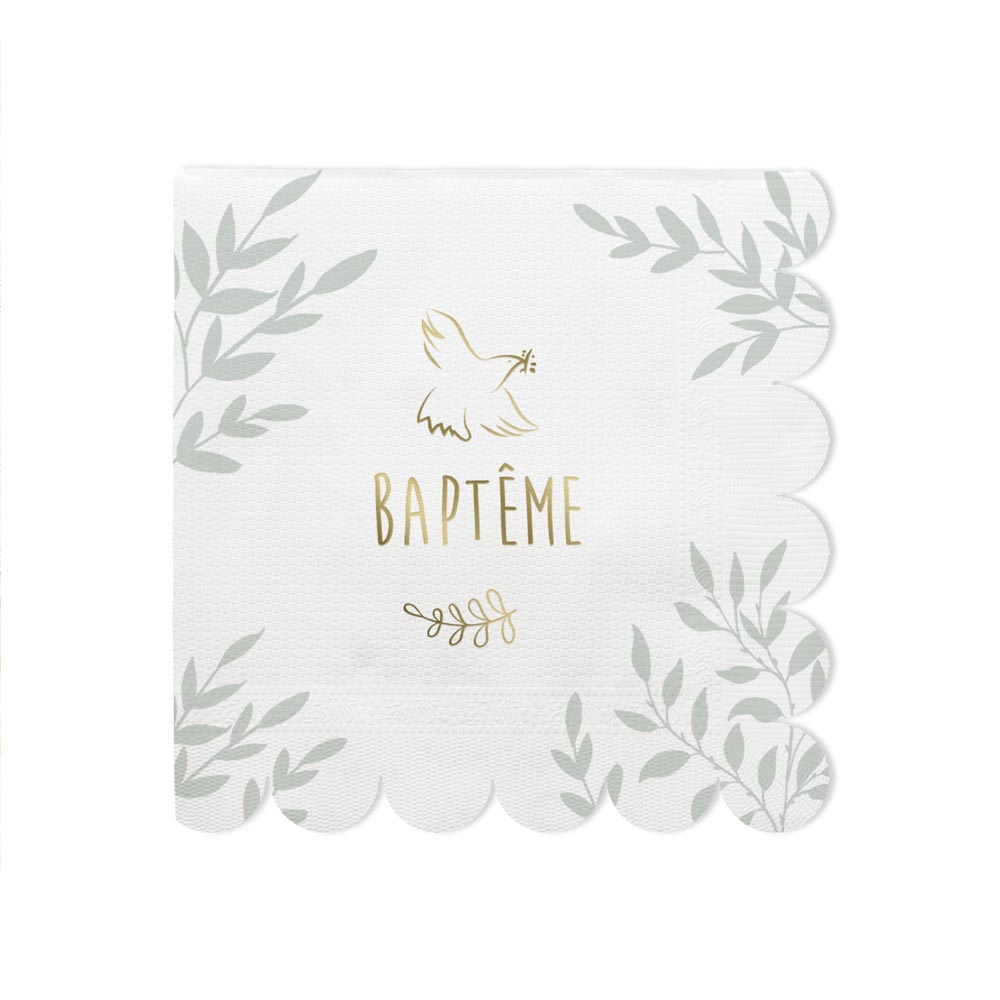 Serviettes Baptême – Image 2