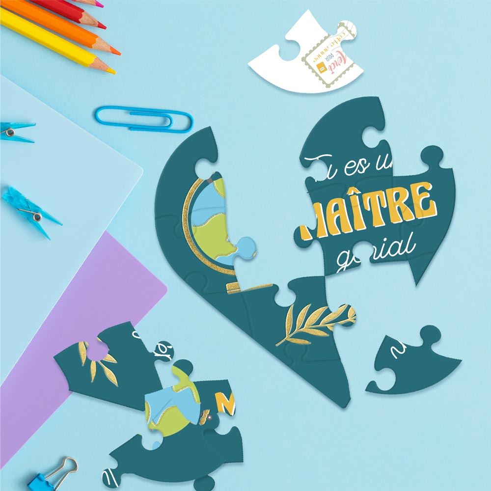 Puzzle coeur Maître Génial – Image 3