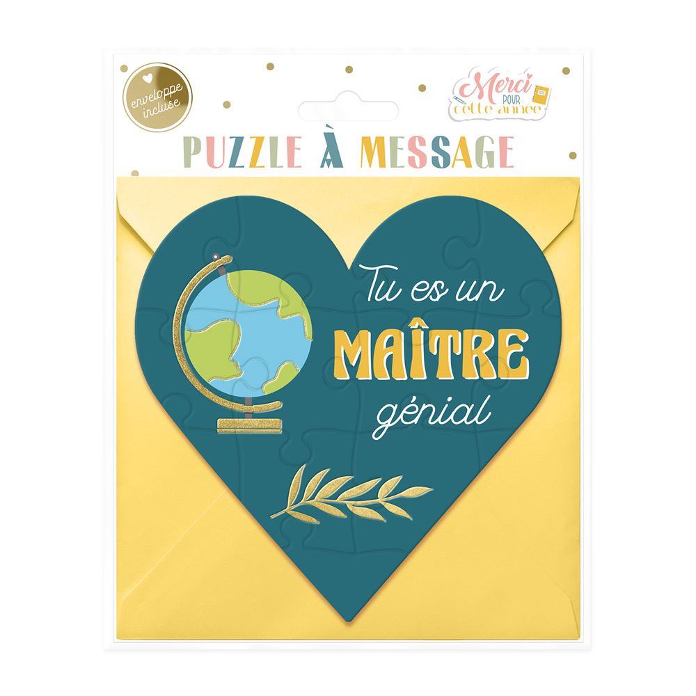 Puzzle coeur Maître Génial – Image 4