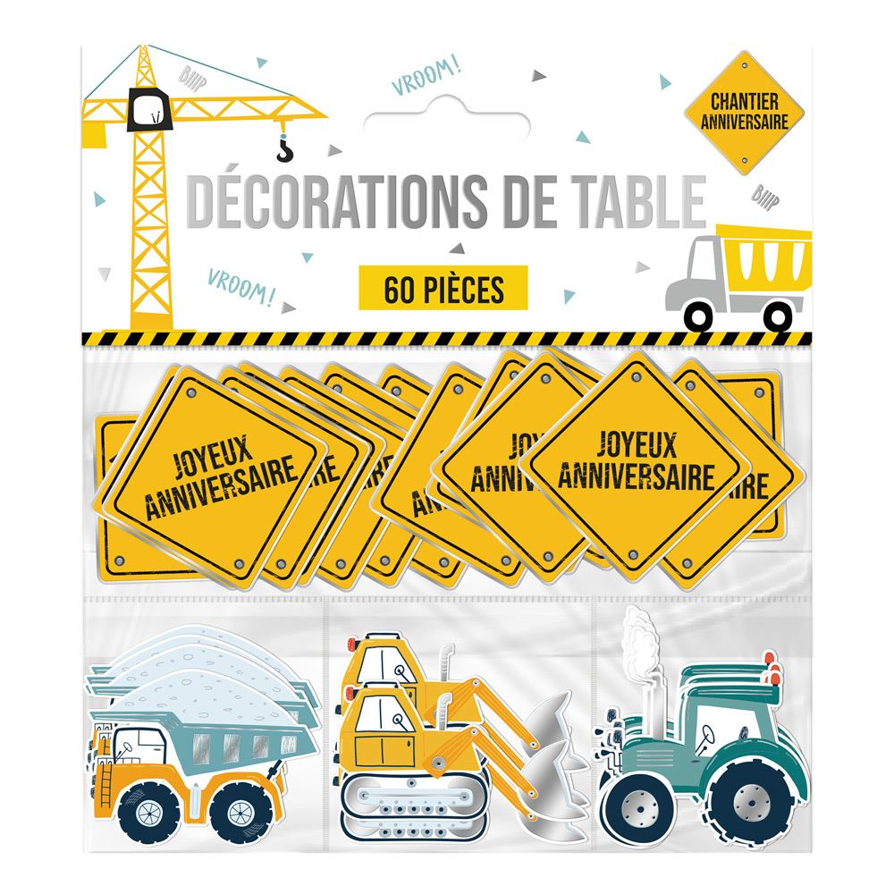 QUATUOR DECO DE TABLE CHANTIER – Image 2