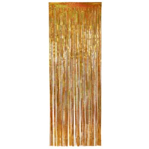 Rideau de fil or brillant