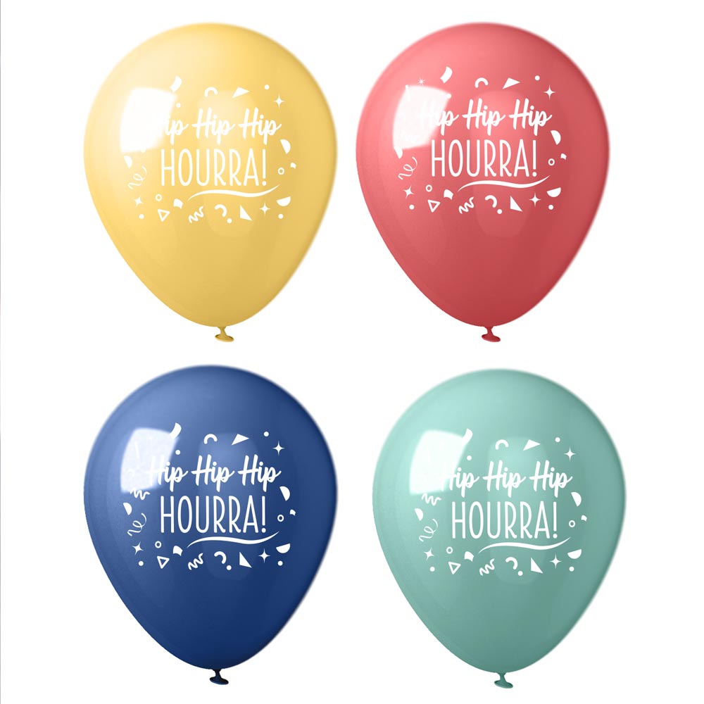 8 BALLONS ANNIVERSAIRE CONFETIS PARTY – Image 4