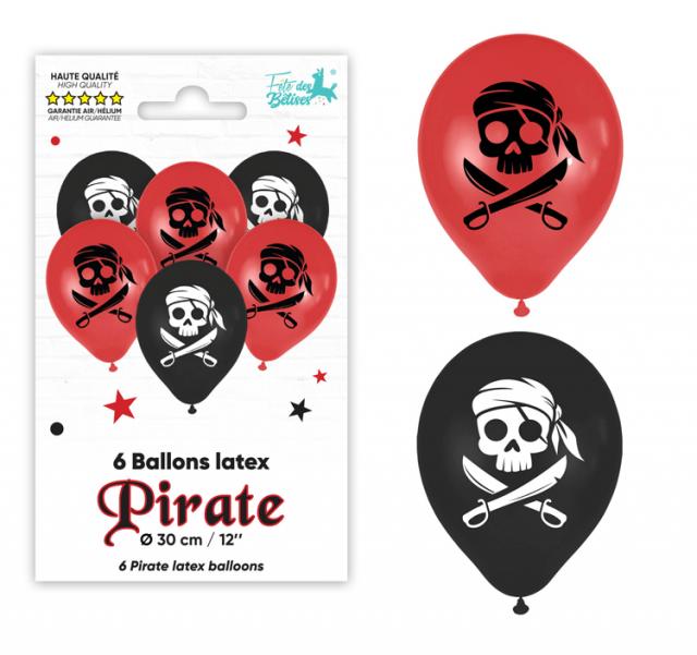 6 Ballons Pirate