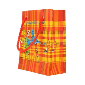 Sac cadeau Madras 12 x 15cm