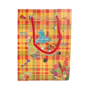 Sac cadeau Madras 13,5 x 18 cm
