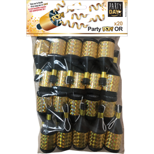 Sachet de 20 bouteilles Poppers or