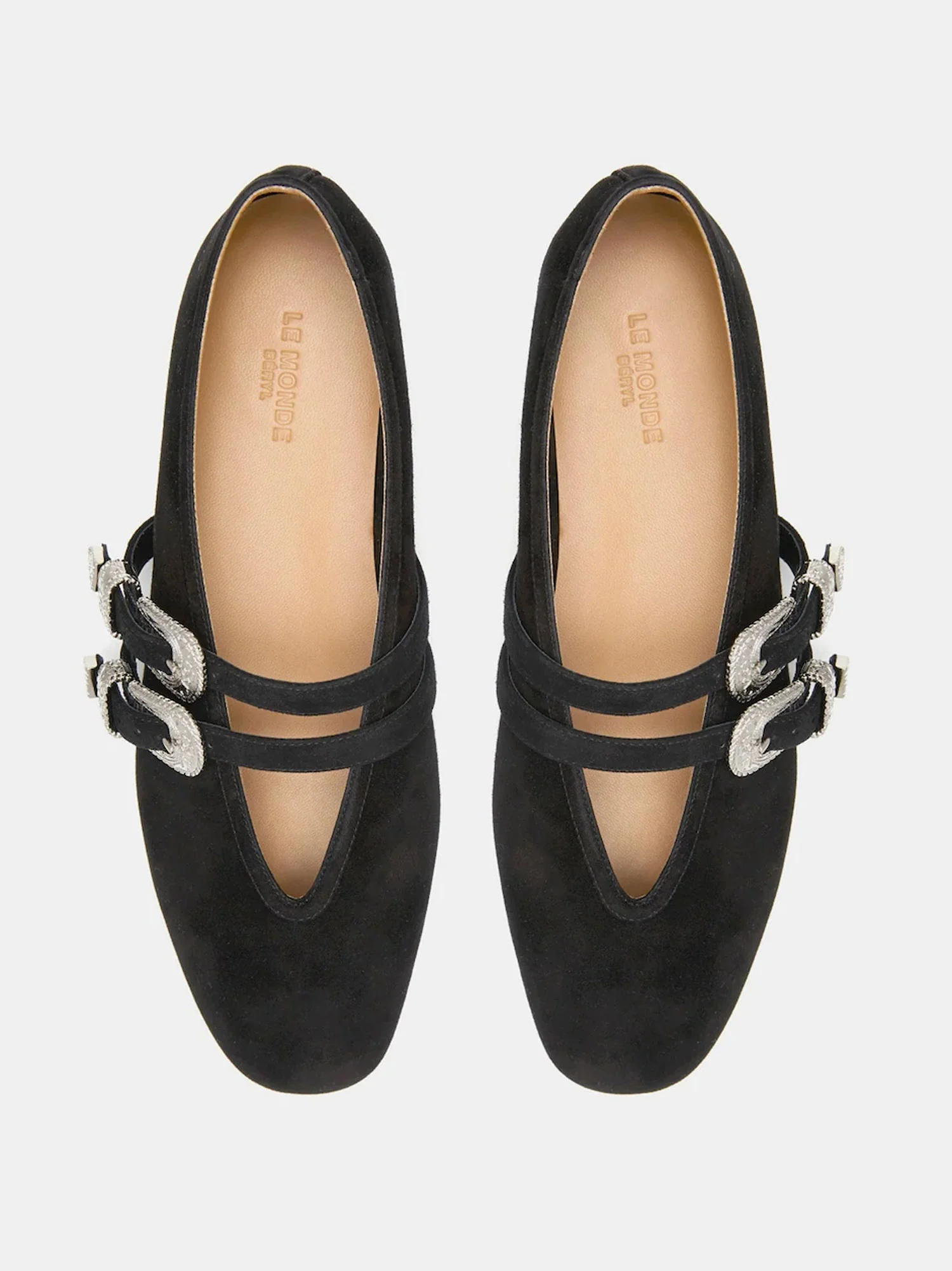 BALLET CLAUDIA SLIPPER - NOIR SUEDE