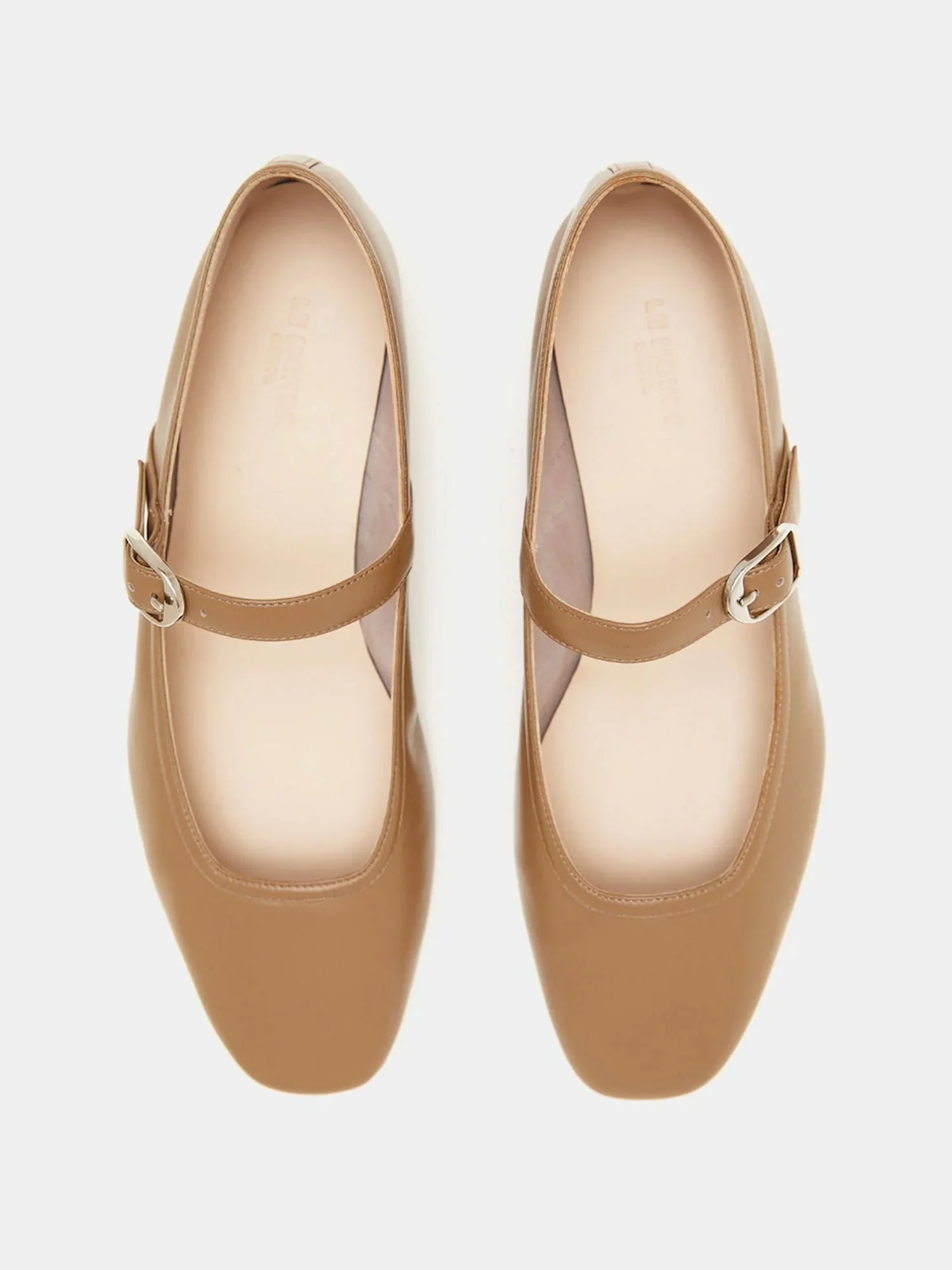 BALLET MARY JANE - TAUPE LEATHER