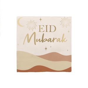 Serviettes Eid Mubarak