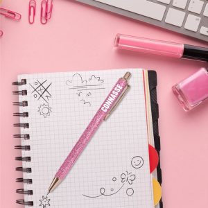 Stylo paillettes Connasse