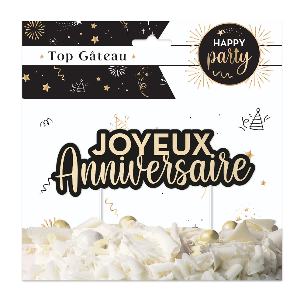 TOP GATEAUX ANNIVERSAIRE HAPPY PARTY