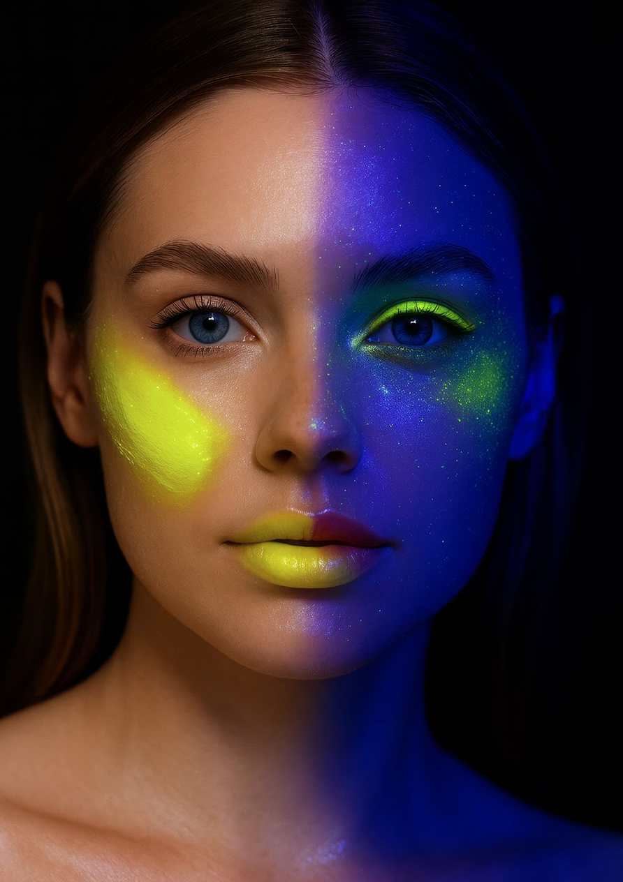 Tube de maquillage fluo jaune – Image 3