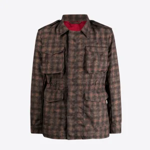 VESTE M65 À IMPRIMÉ FLORAL ÉCOSSAIS