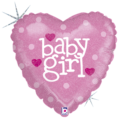 Ballon coeur Baby Girl â Image 2