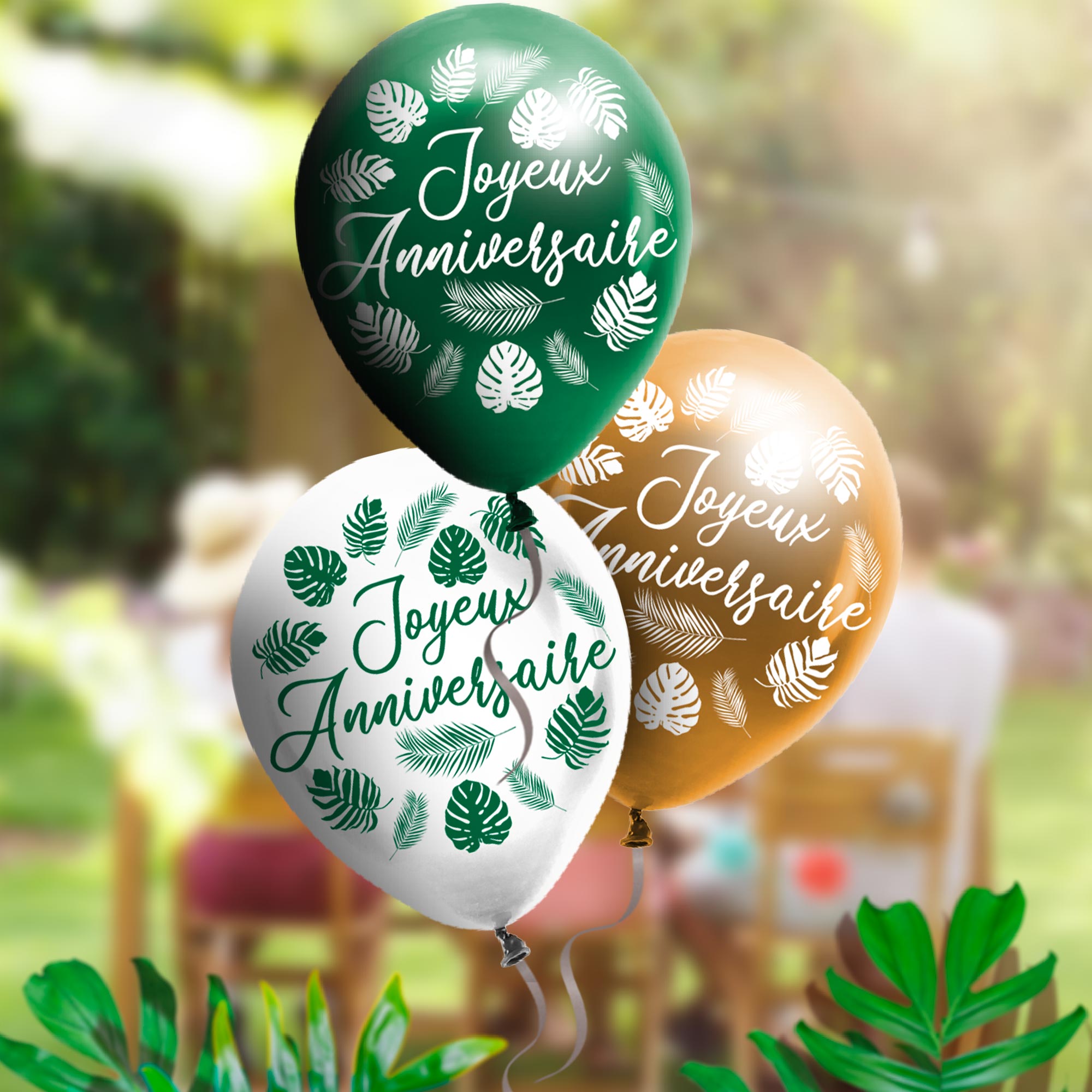 8 ballons joyeux anniversaire – Image 3