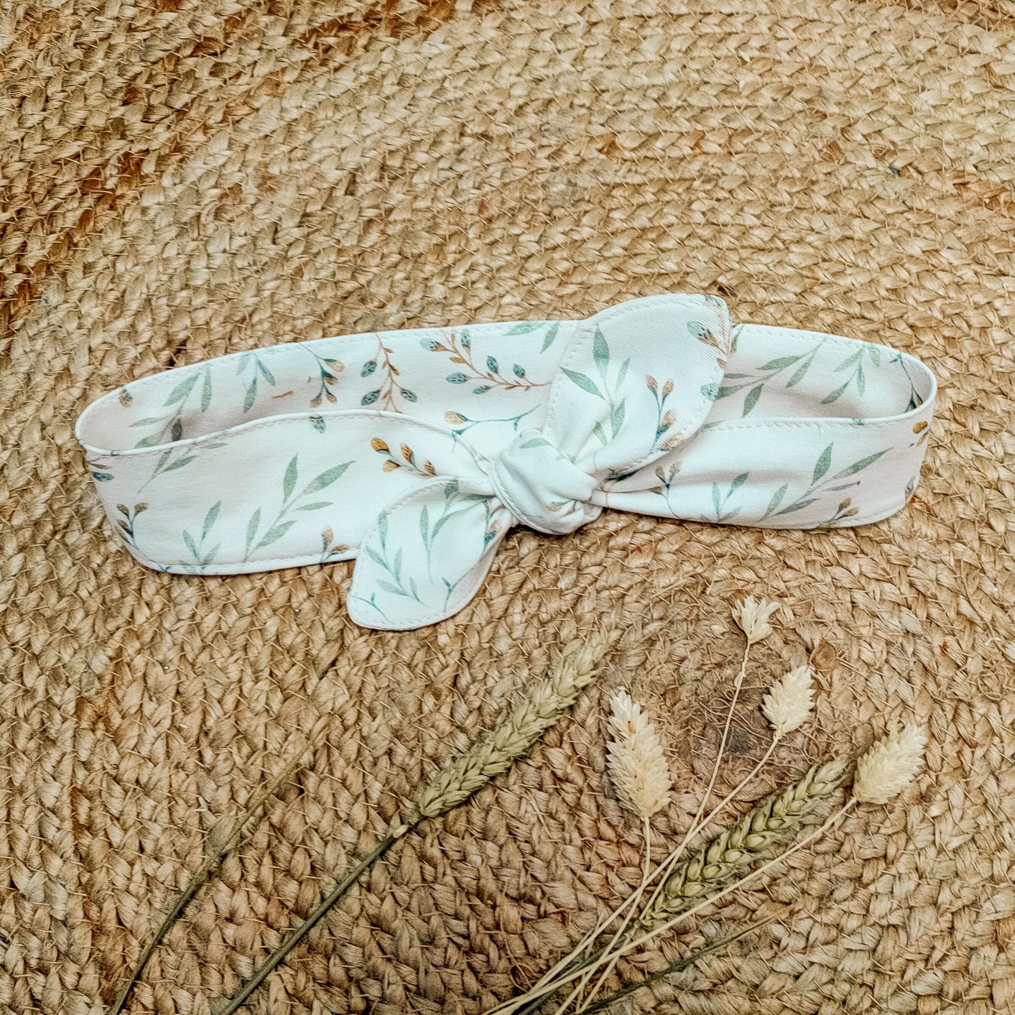 Bandeau enfant en Jersey à nouer | modèle Prairie – Image 8