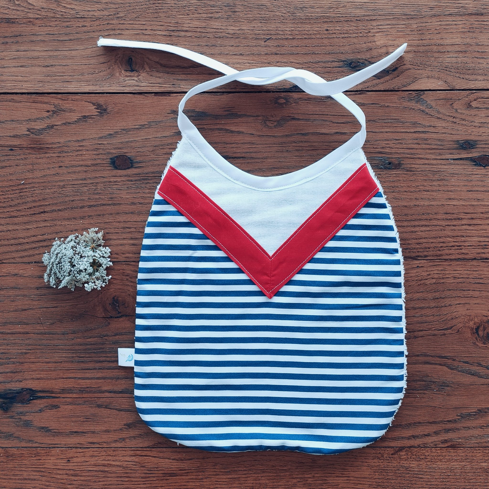 Bavoir Matelot(e) | Serviette Bébé & Maternelle personnalisé – Image 2