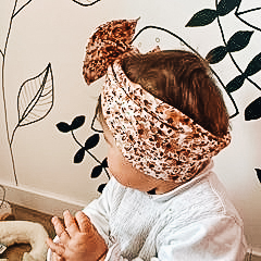 Bandeau gros Noeud XL à nouer en Jersey | Modèle Zélie – Image 3