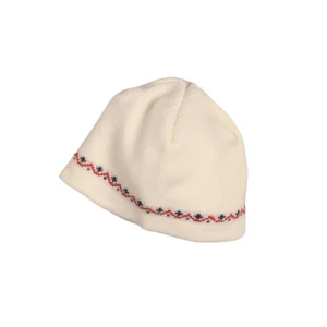 BRENT | Baby Ivory & Red Snowflakes Knitted Beanie Hat