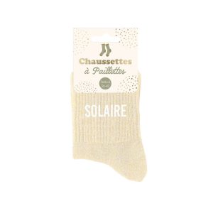 Chaussette paillettes Solaire