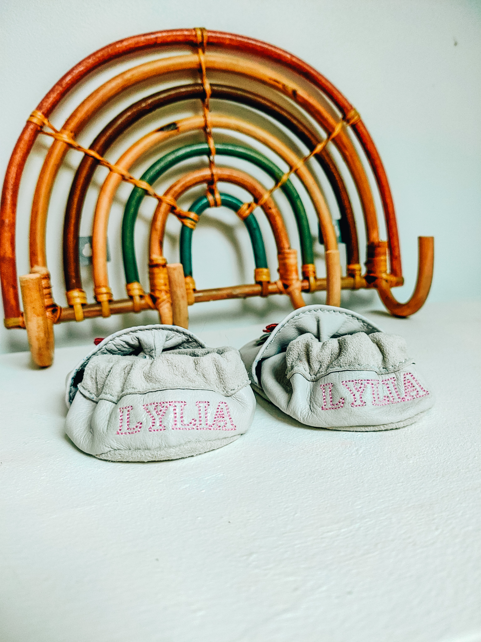 Chaussons Bébé Papillon | Cuir souple à personnaliser – Image 6