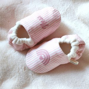 Chaussons Personnalisés : Modèle Mademoiselle en Coton