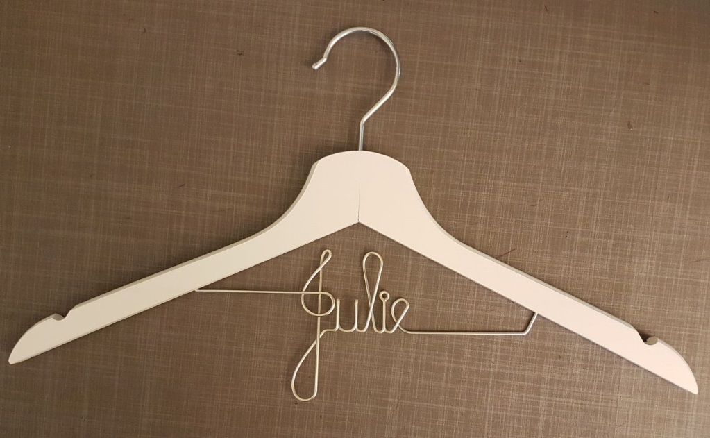 Cintre Personnalisé Prénom et/ou Date – Fil Aluminium – Image 7