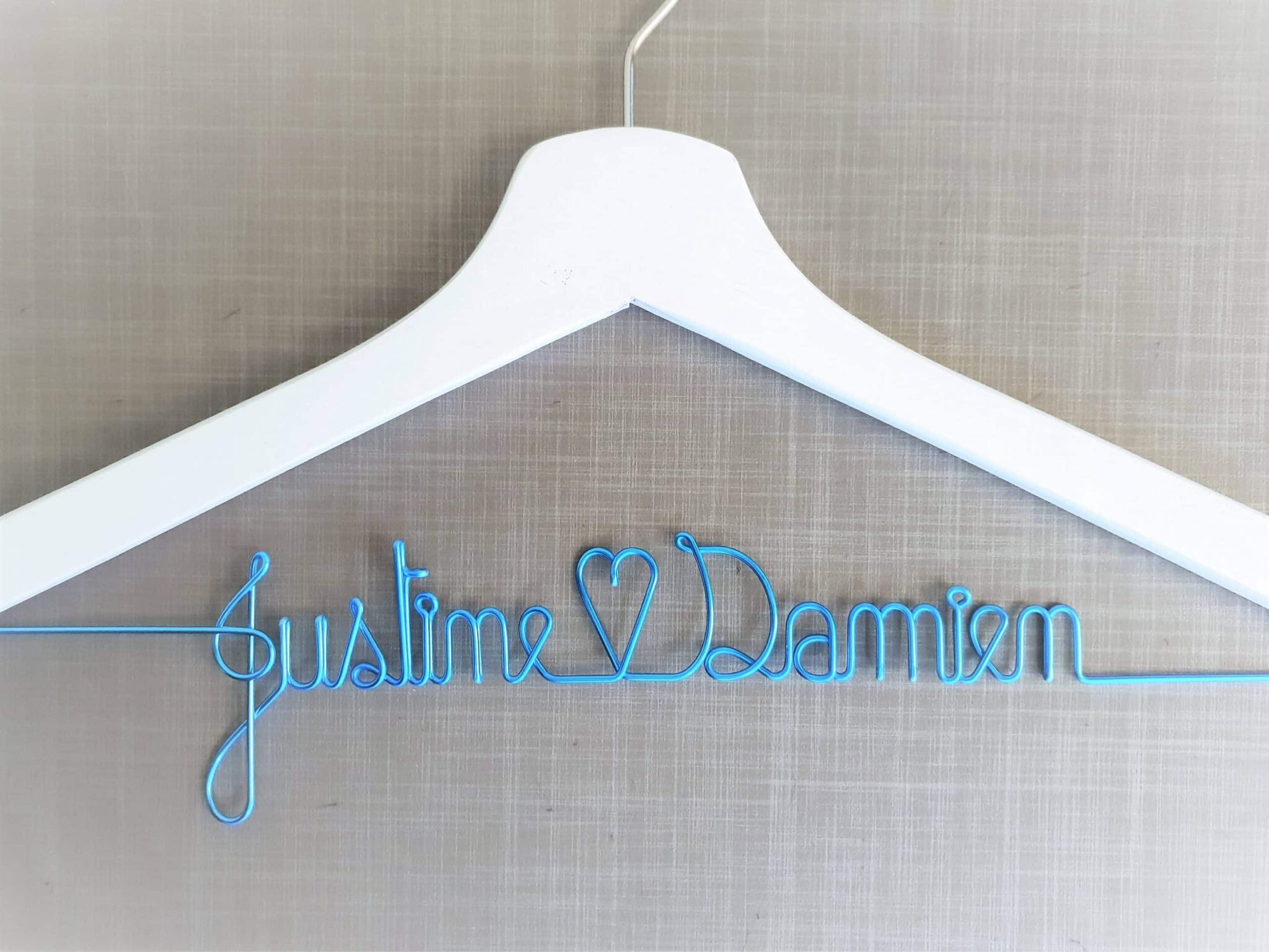 Cintre Personnalisé Prénom et/ou Date – Fil Aluminium – Image 9