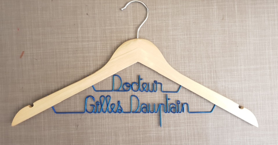 Cintre Personnalisé Prénom et/ou Date – Fil Aluminium – Image 6