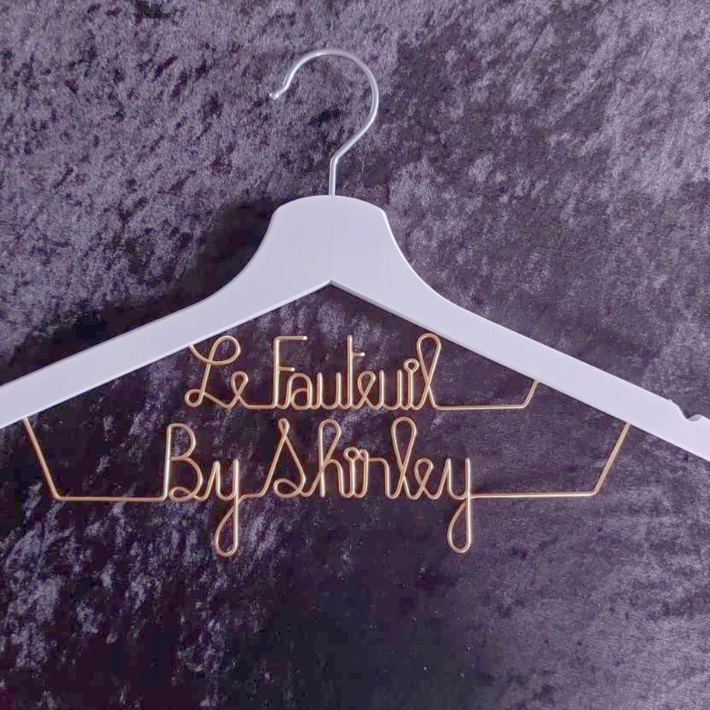 Cintre Personnalisé Prénom et/ou Date – Fil Aluminium – Image 5