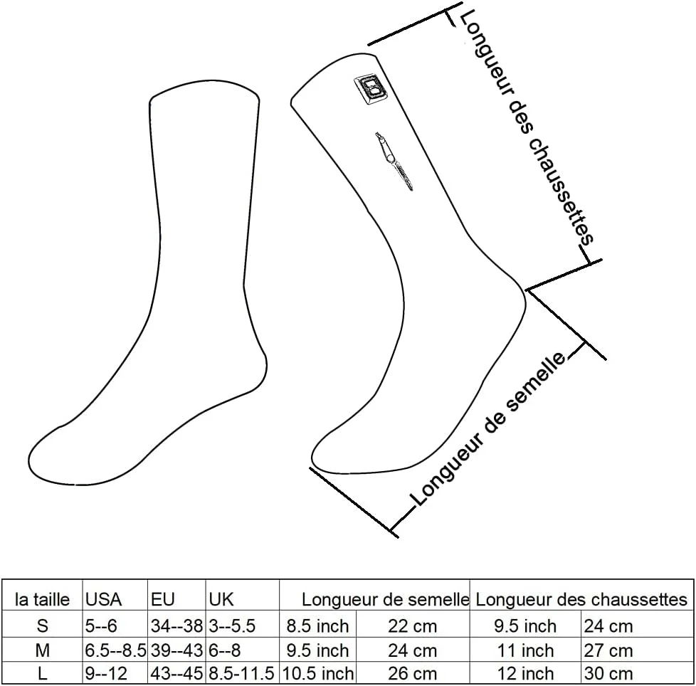 Chaussettes Magiques Chauffantes – Image 5