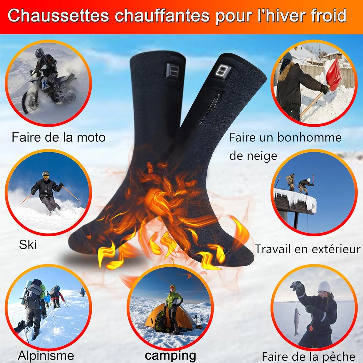 Chaussettes Magiques Chauffantes – Image 4