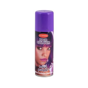 Spray couleur violet pour cheveux