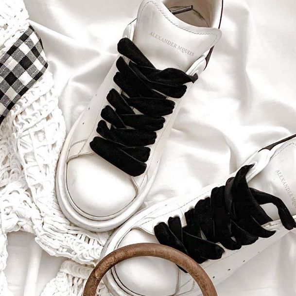 Lacets Noir en Velours
