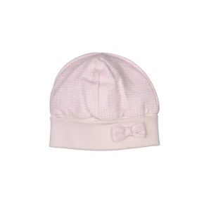 LUCY | Girls Pink Cotton Gingham Hat