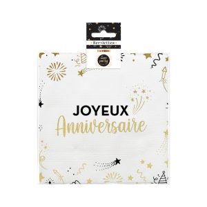 10 Serviettes Happy Party