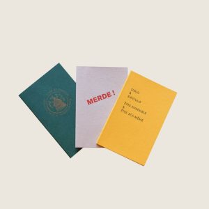 Ensemble de trois petits carnets