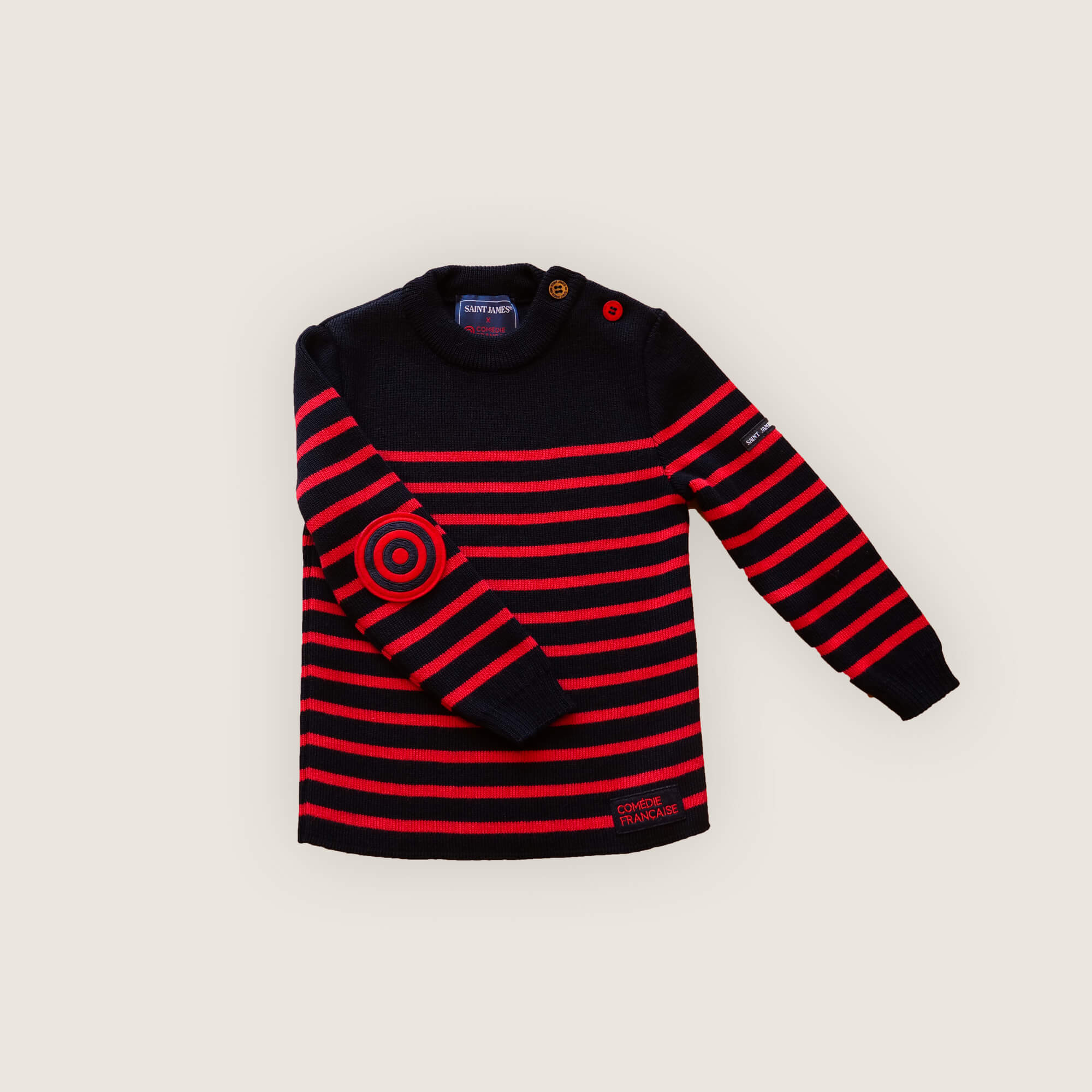 Pull rayé enfant – La Comédie-Française x Saint James – Image 2