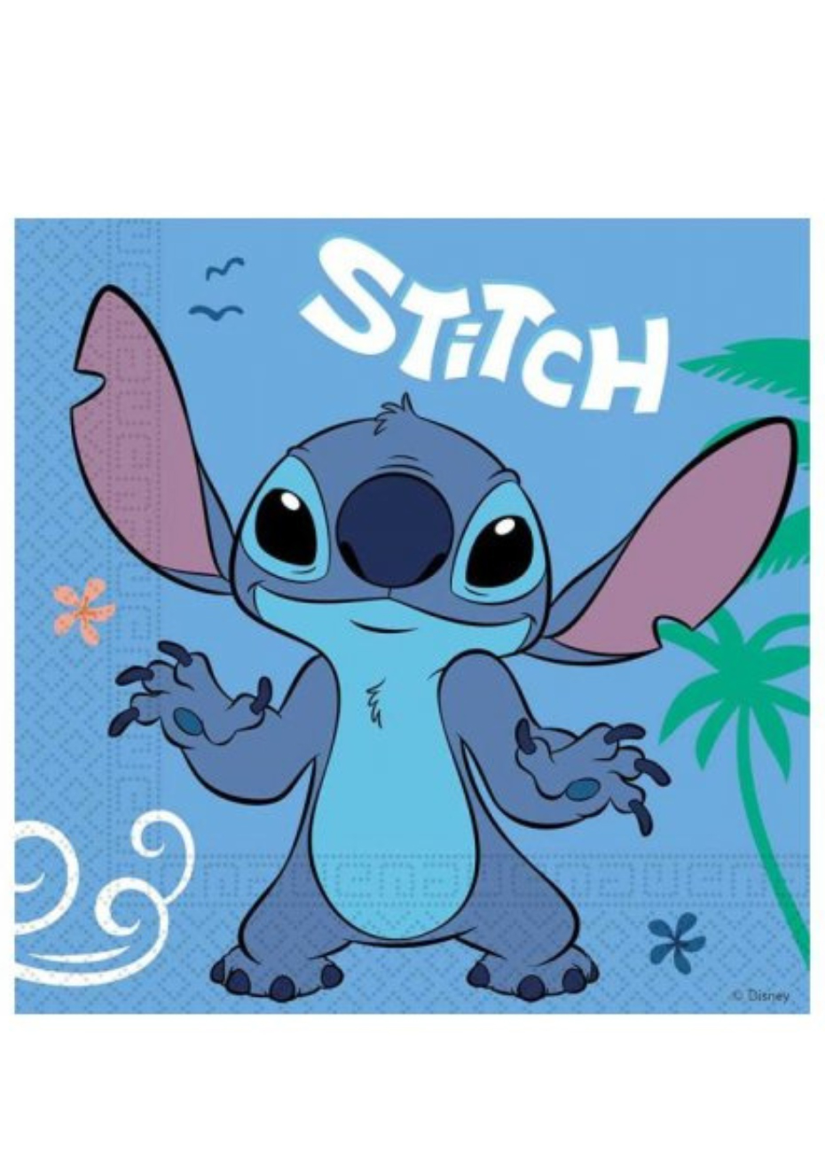 20 SERVIETTES STITCH – Image 2