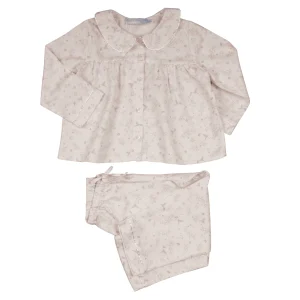 TAL | Girls Ivory & Pink Cotton 2-Piece Loungewear Set
