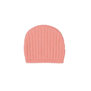 Girls Terracotta Knitted Hat | Made in France