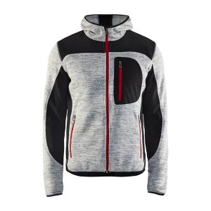 VESTE TRICOTÉE À CAPUCHE - BLAKLADER